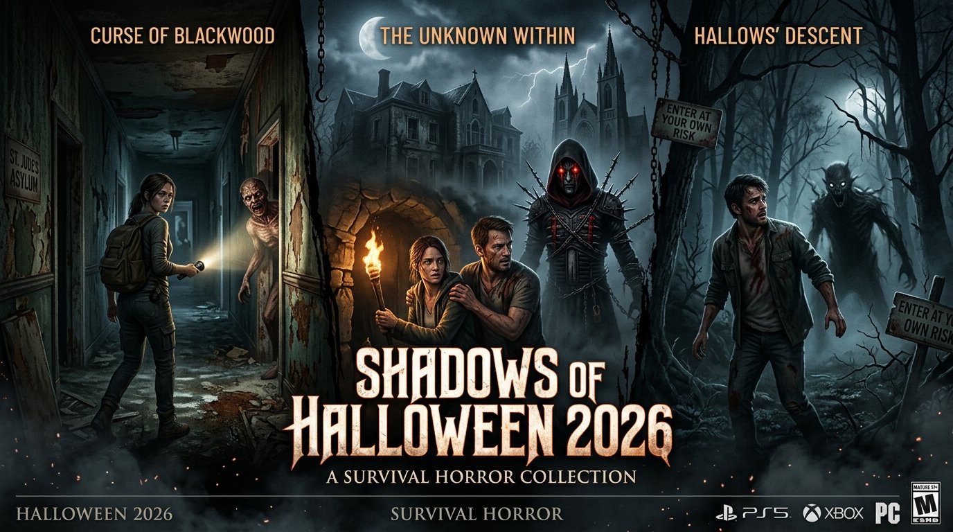 Especial de Halloween: Os Jogos de Terror Mais Aguardados de Outubro de 2026