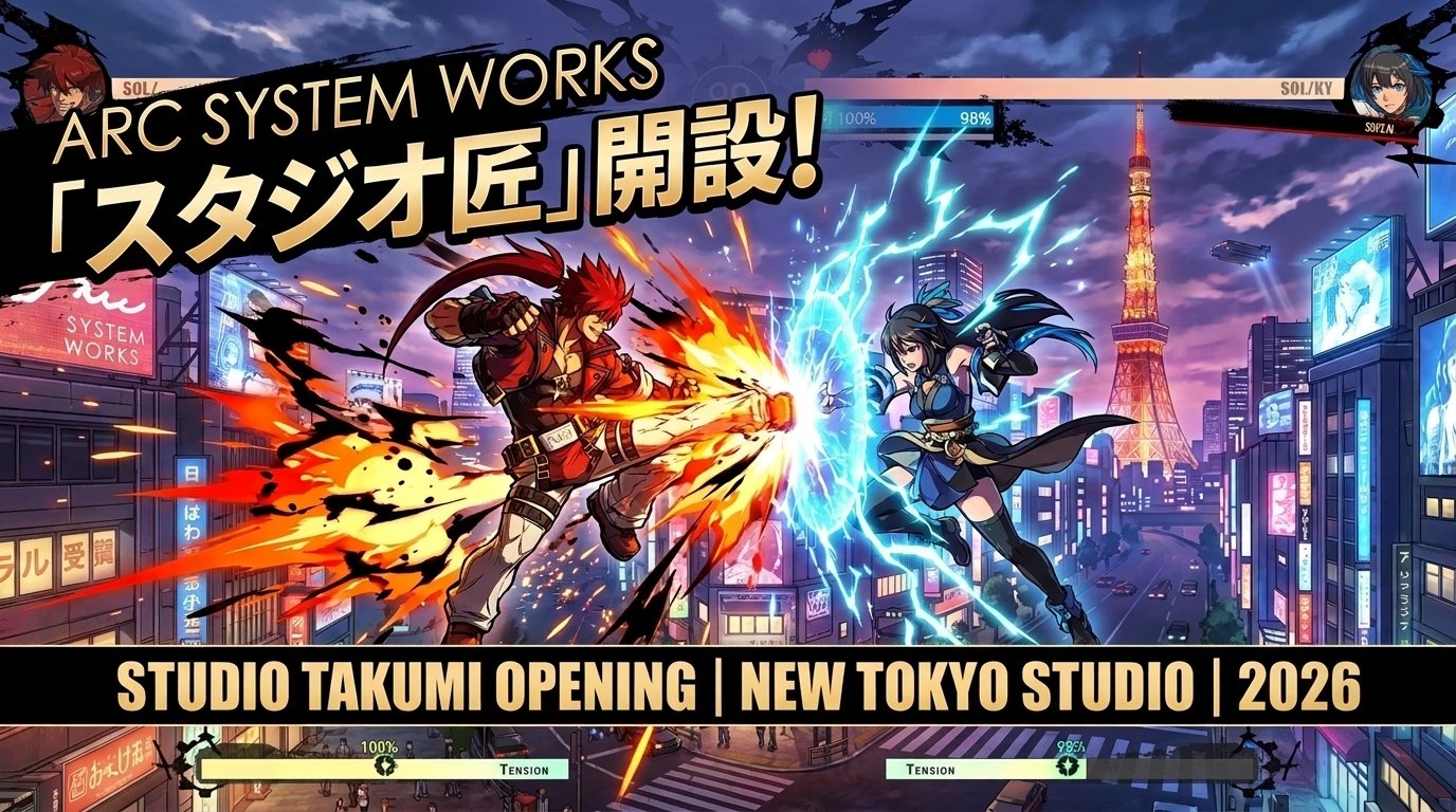 Criadora de Guilty Gear e DB FighterZ Inaugura Estúdio 'Takumi' para Novo Jogo de Luta AAA