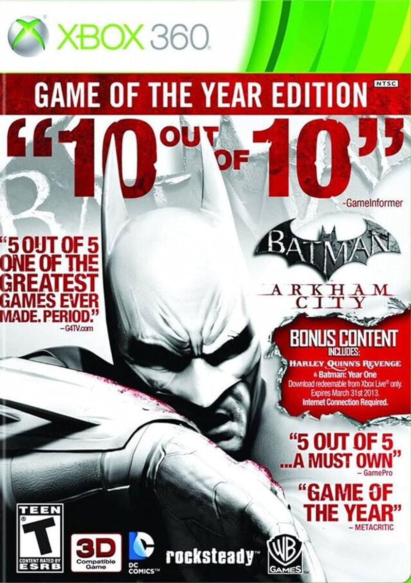 Batman Arkhan City GOTY j tag